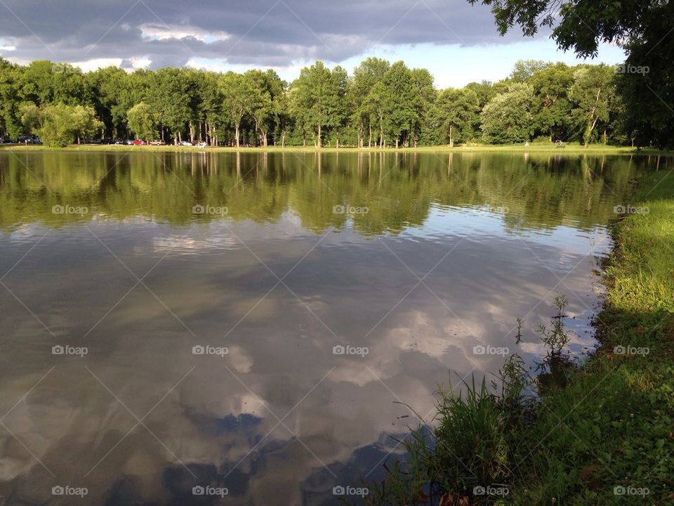 Reflection in the lake