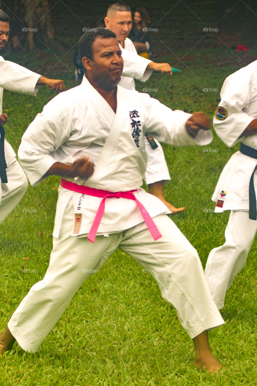 Sensei of karate