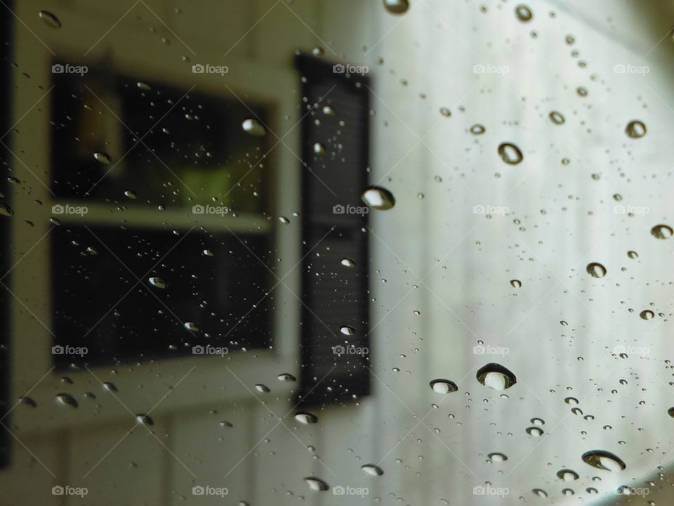 raindrops and windows