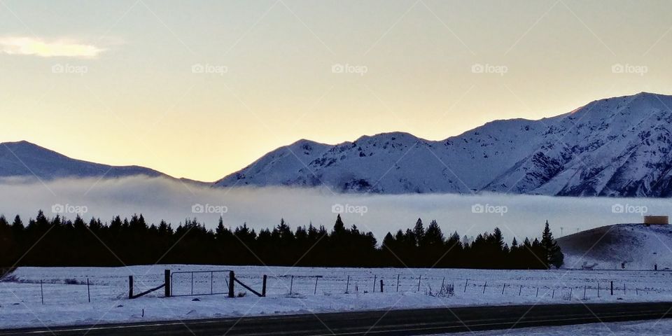 Sunrise on the North Island New Zealand