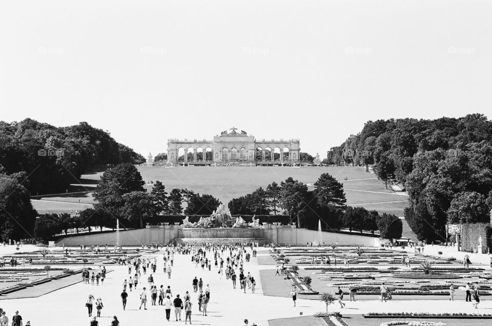 Gloriette view, Schonbrunn Palace, Vienna, Austria