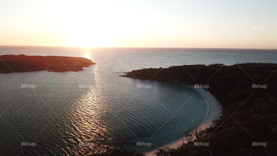 Sunrise at Hyams Beach