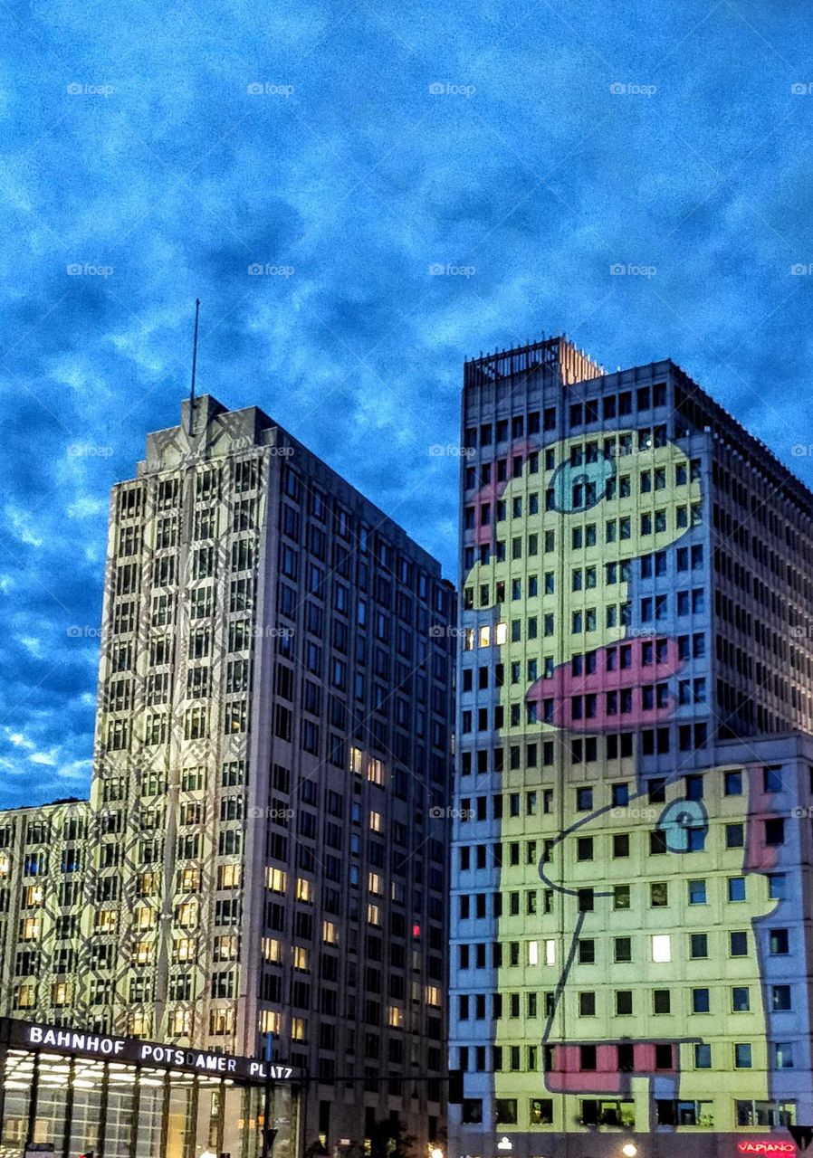 Berlin, Potsdamer Platz, Festival of Lights 2019
