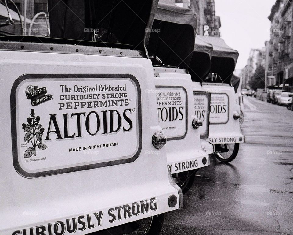 Rickshaw bikes in New York