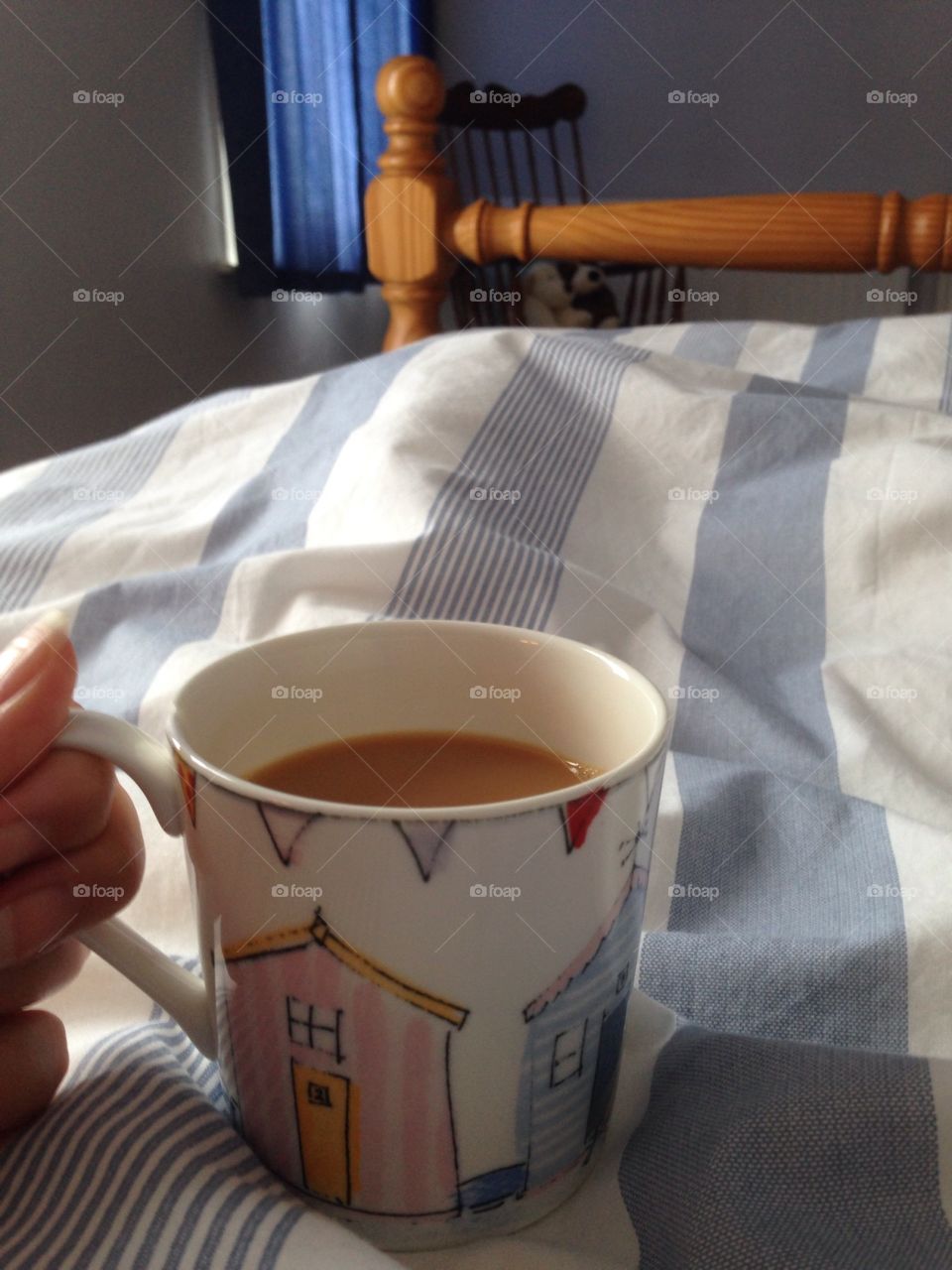 Ahhh you can't beat a nice cuppa in bed! 💙