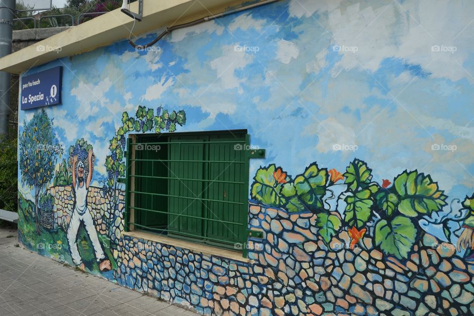 Window in landscape