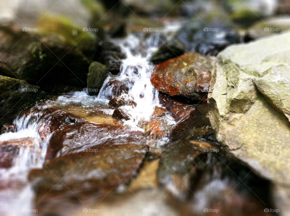 water stones waterfall rocks by dslmac2