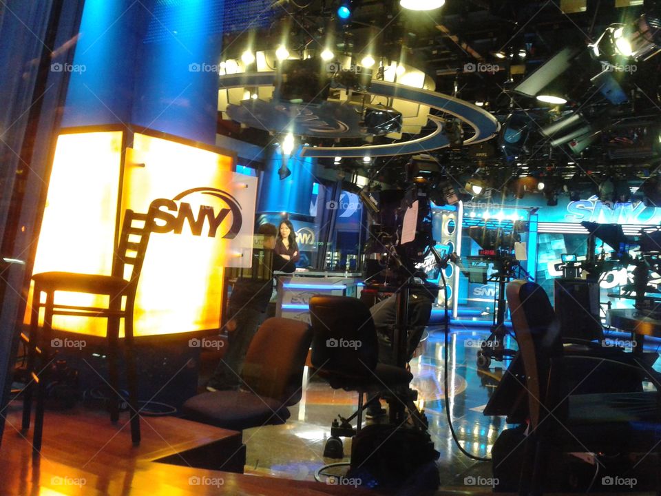 SNY Live broadcast in New York City