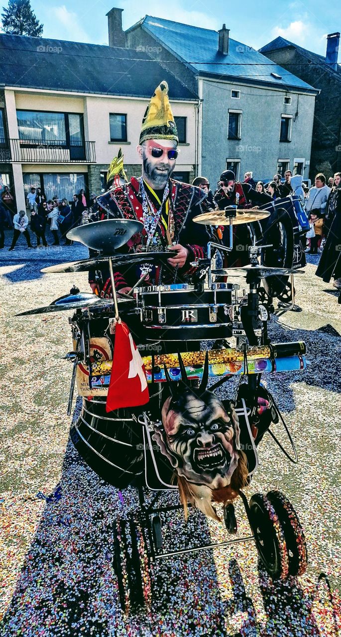 orchestra in a carnival