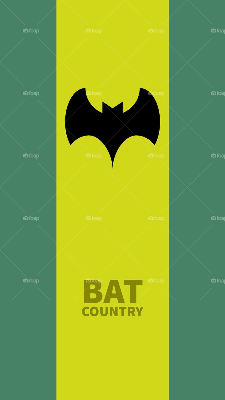 green yellow bat