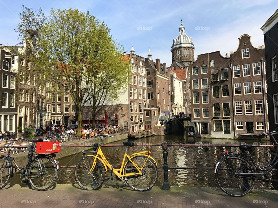 Amsterdam in the spring