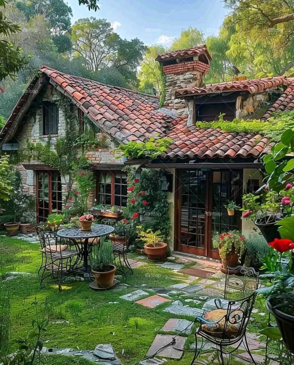 Glory be to God, the magnificent and picturesque view and the natural green trees are a view that is nothing more wonderful than it