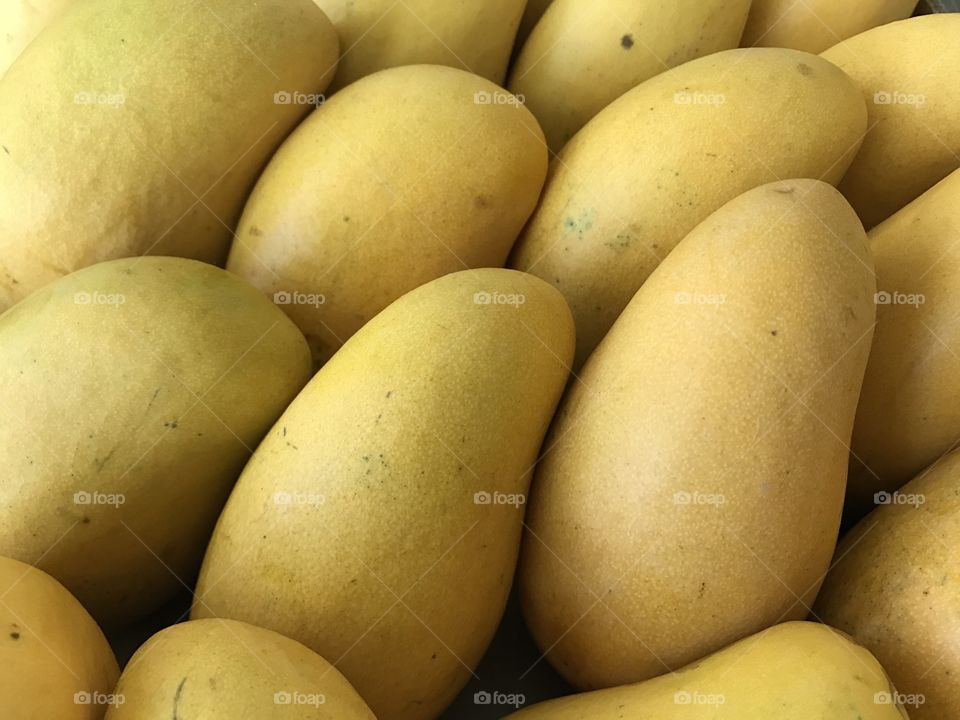 Mango in a row 