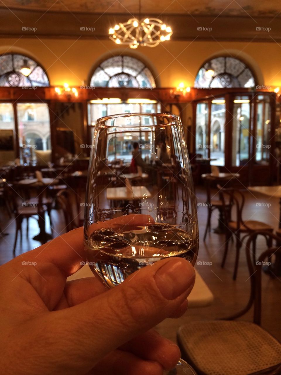 Happy hour with a glass of Anisetta in an historical bar