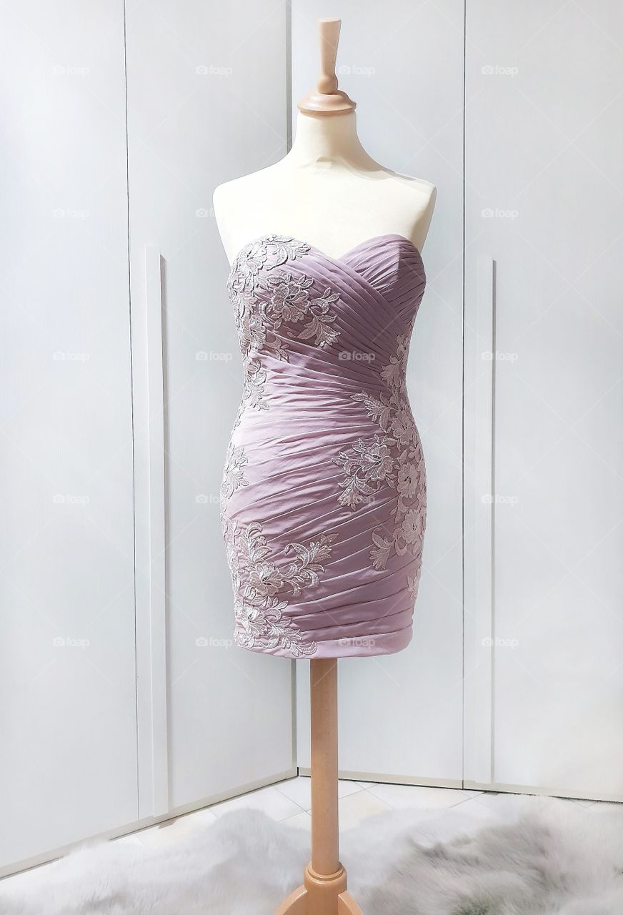 Tailored dress haute couture