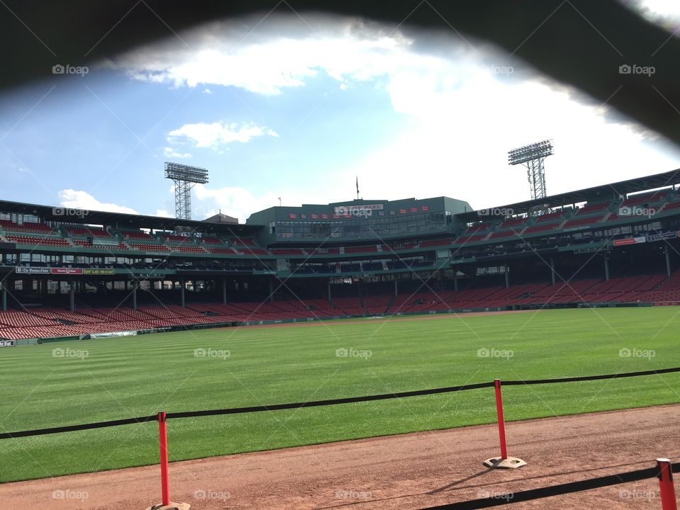 Fenway from the bar 