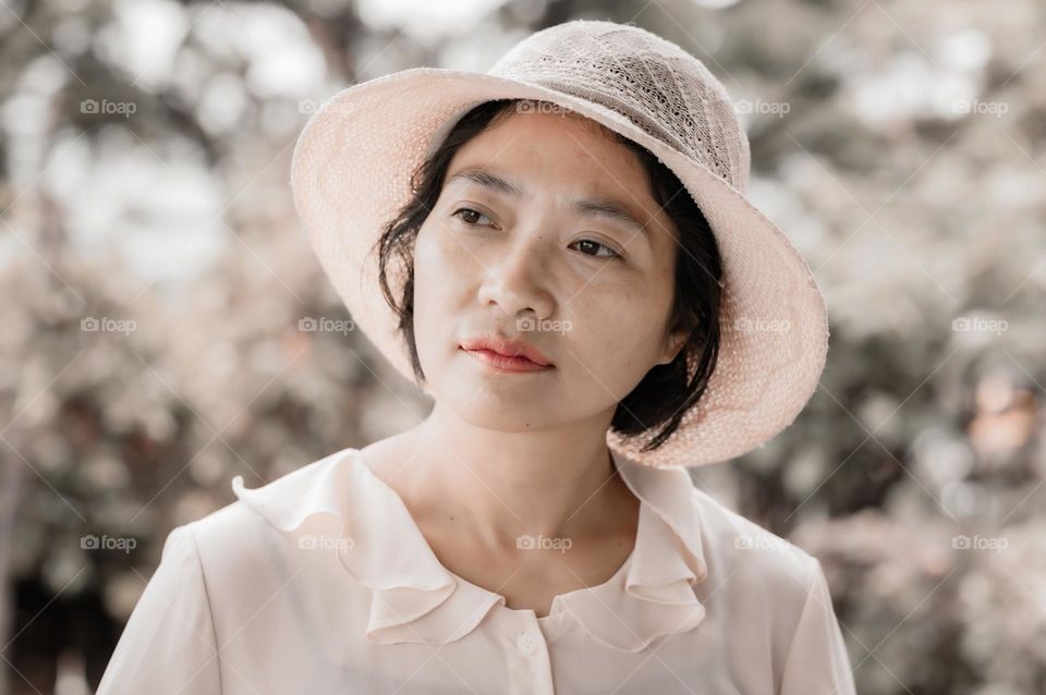 Portrait shot of a young tangkhul naga mother.