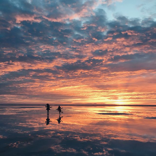 Sunrise at Bonneville. 