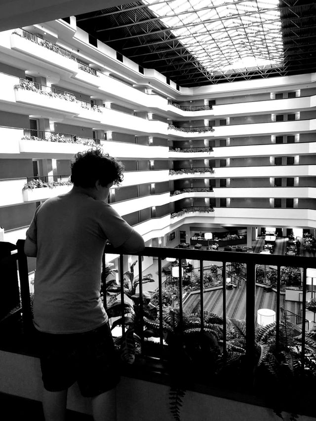 World in black and white