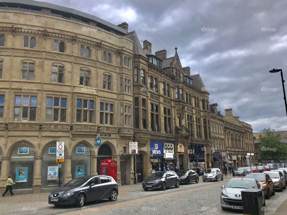 Sheffield, UK.  Downtown 