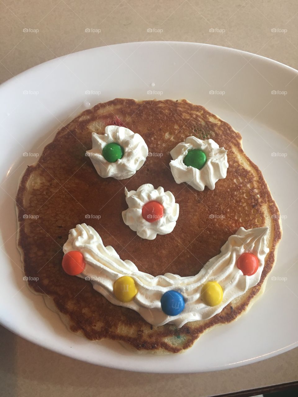 M&M pancake