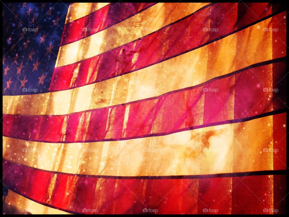 Flag. USA 