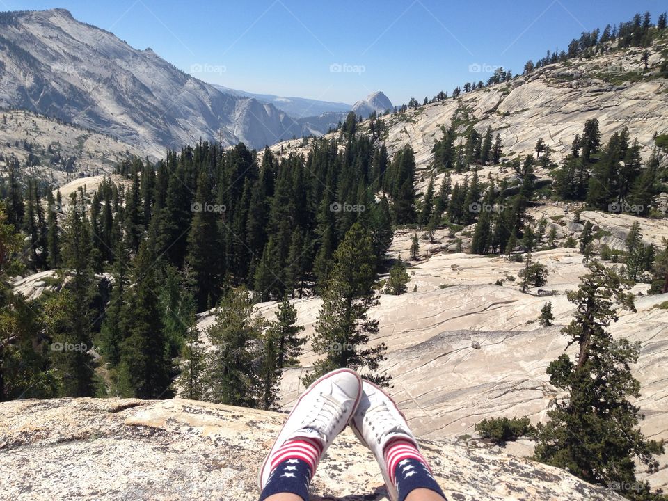 Yosemite and us. A great view by Yosemite 