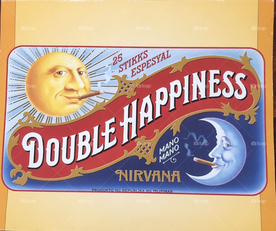 Cigar advertising from an old calendar 