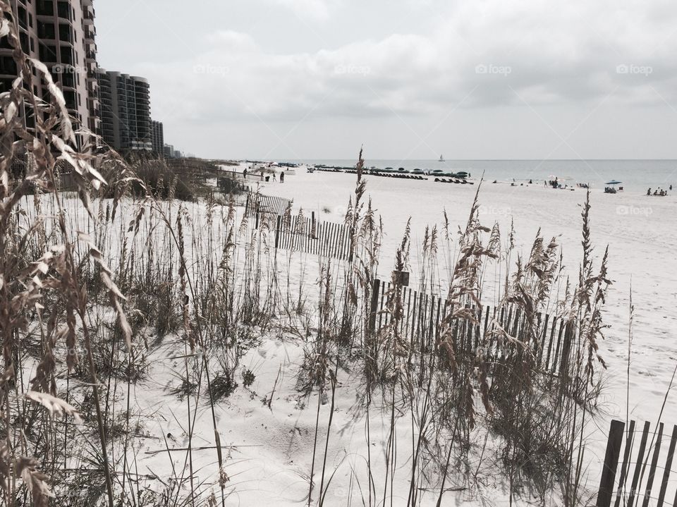 I love the beach, even on cloudy days. 