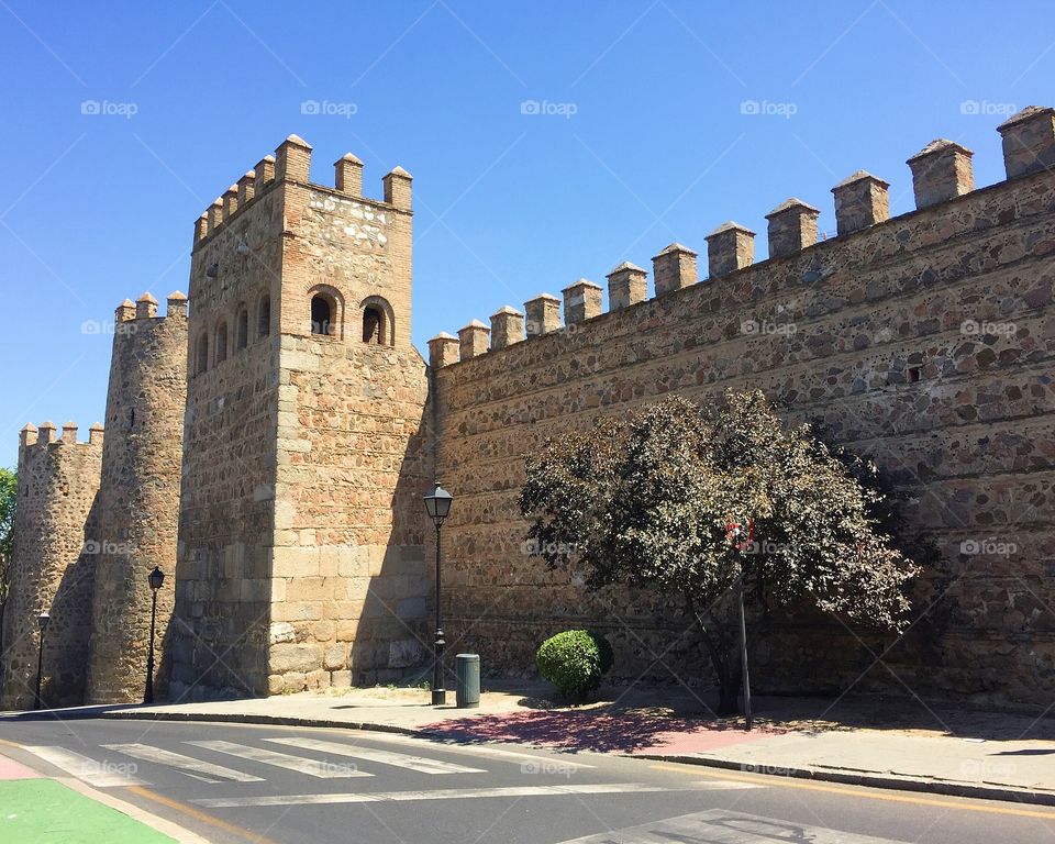 The walls of Toledo