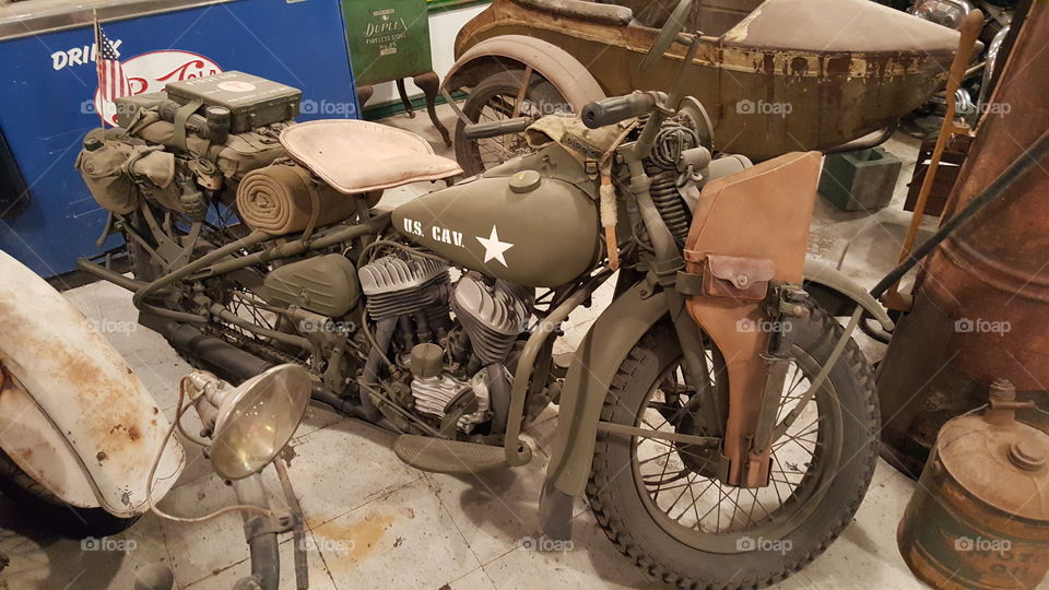 1940s army Harley