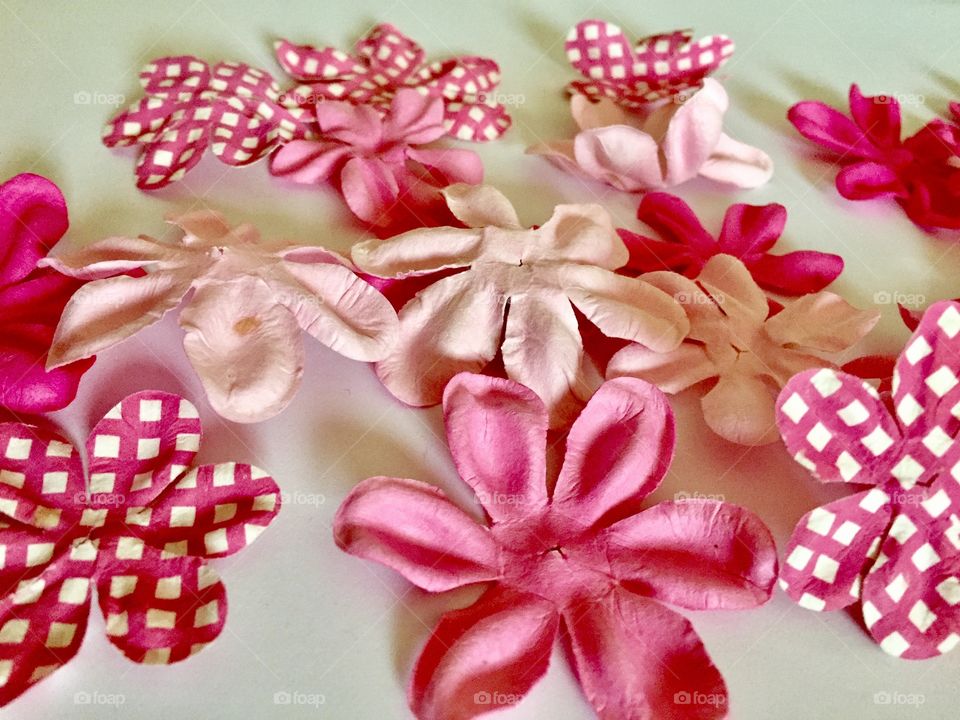 Close-up of artificial flowers