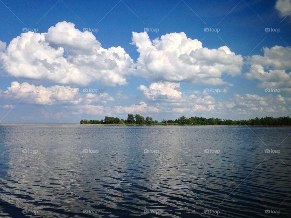 The place where the Vistula river meets the Baltic Sea 