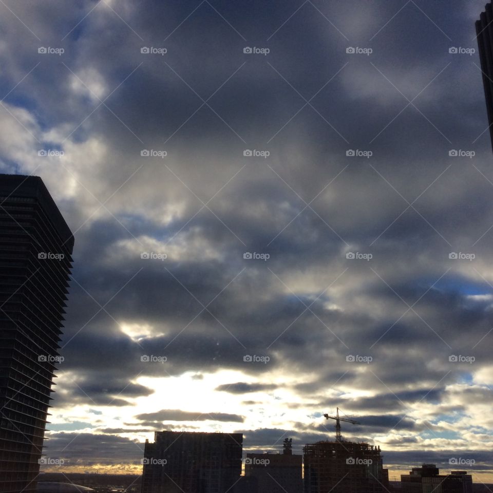 Sunrise from the 13th floor