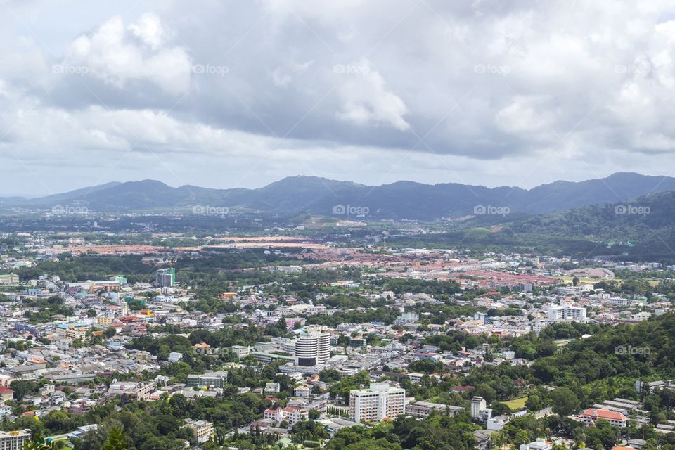 Landscape of Phuket town