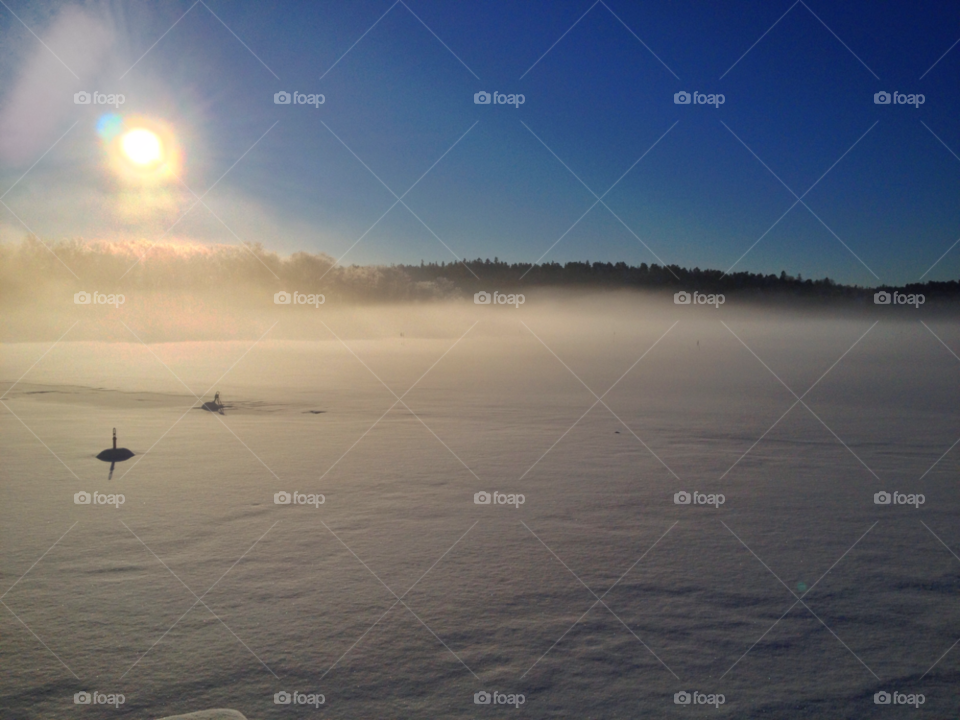 snow sky sweden heaven by spikerbagger