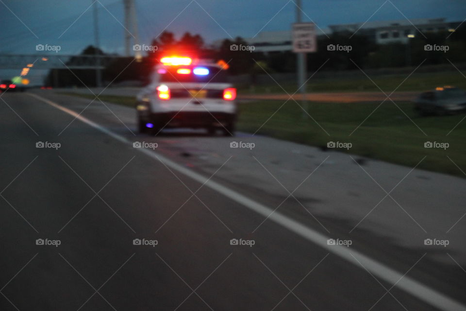Accident on interstate 4