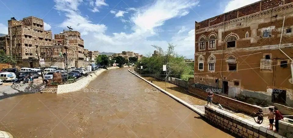 Glory be to God, the magnificent and picturesque view and the natural green trees are a view that is nothing more wonderful than it