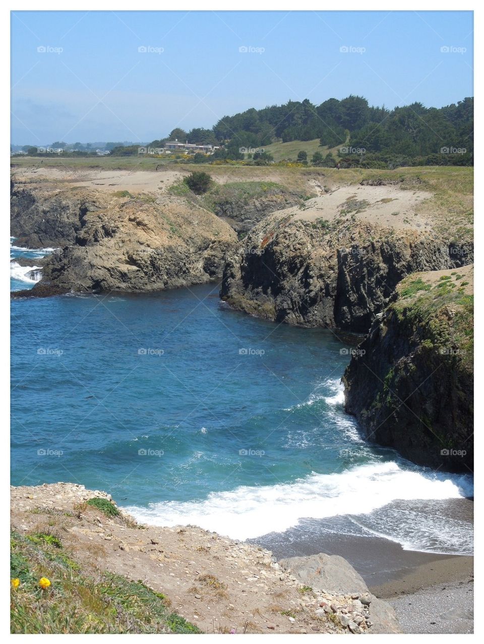 Mendocino bay