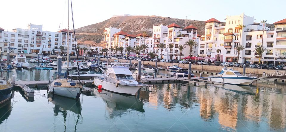 marina of agadir city