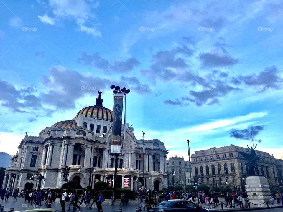 Antes de confinamiento, el bello palacio de bellas artes. Cdmx.