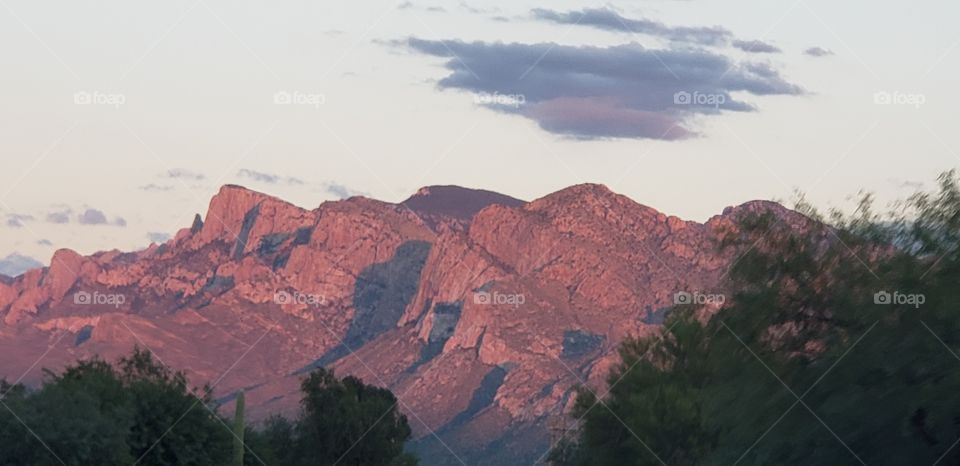 purple mountains