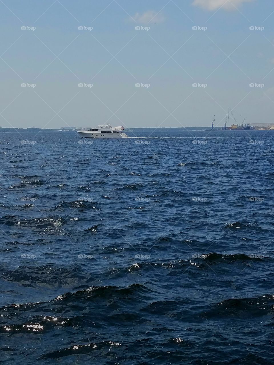 yacht in the Gulf of Mexico