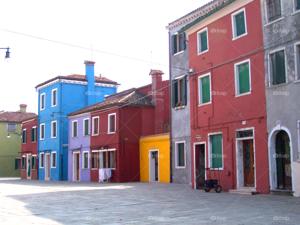 burano italy colour fishing village colourful houses by Ros