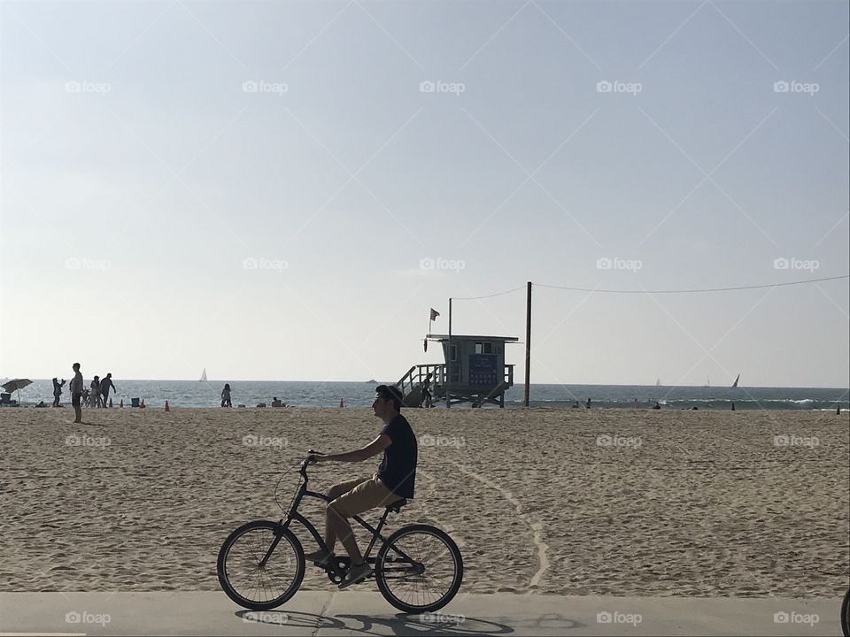 Bicycle Riding Venice Beach 