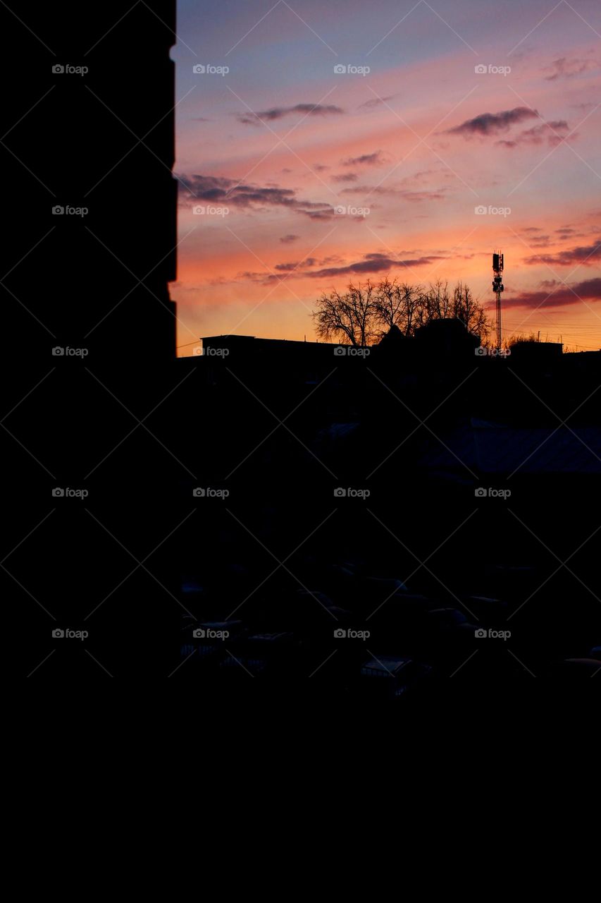 Spring sunset is about to transform into summer warm nights 