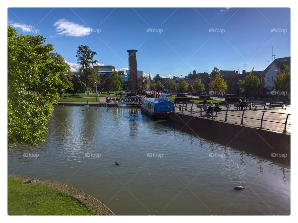 Canal basin. Stratford upon Avon