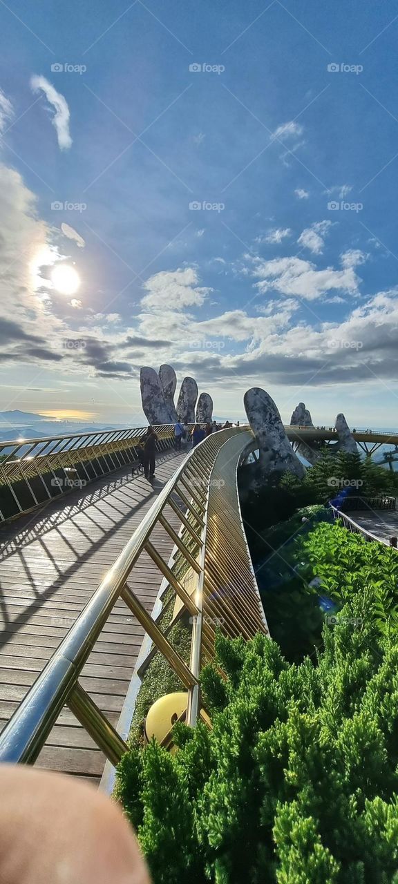 Golden Bridge, Bana Hills, Da Nang, Vietnam