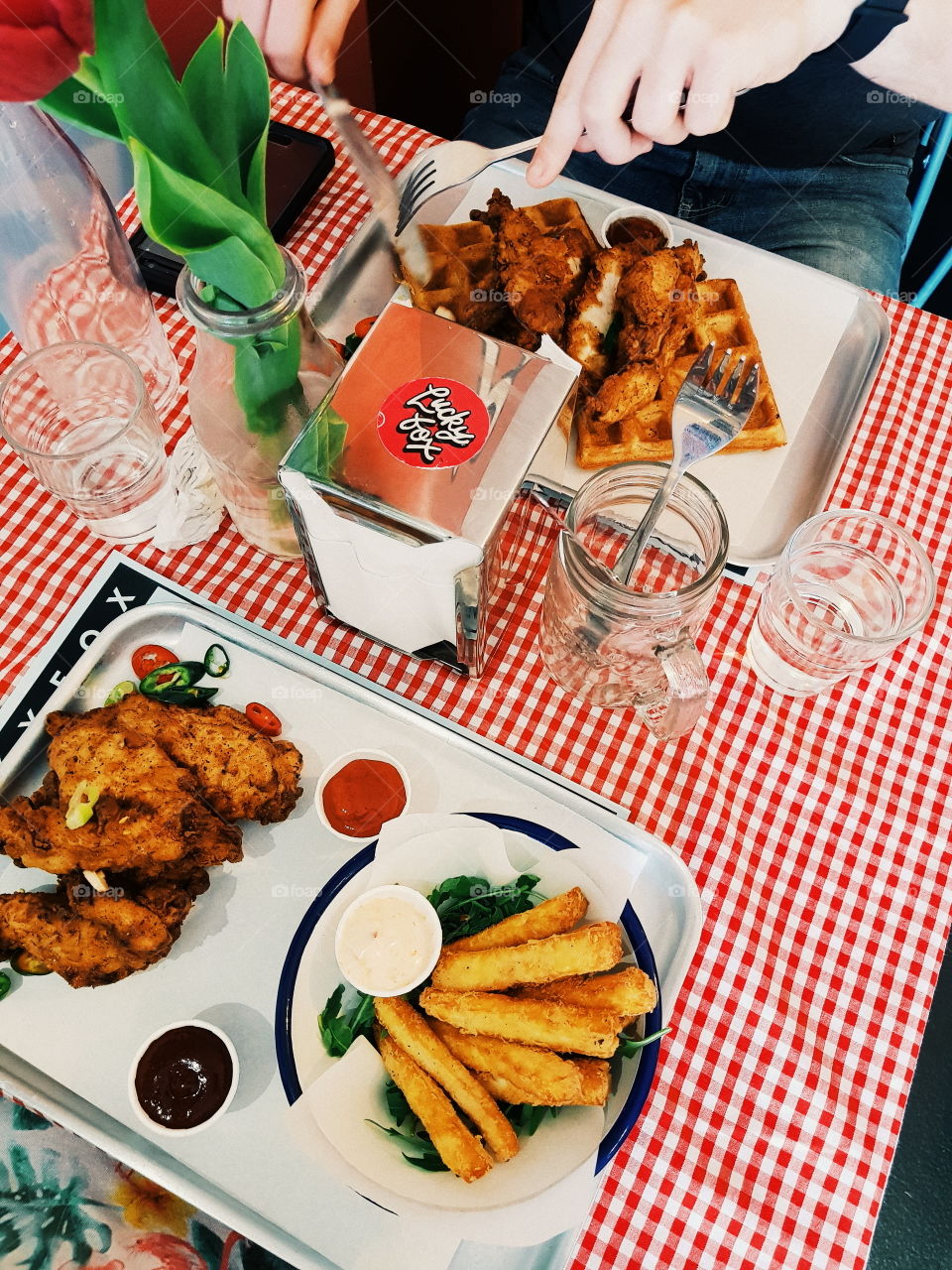 Lucky Fox, in Sheffield, does some of the best fired chicken and waffles I've ever had outside of North America.