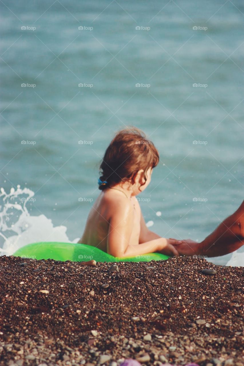 Girl at the beach 